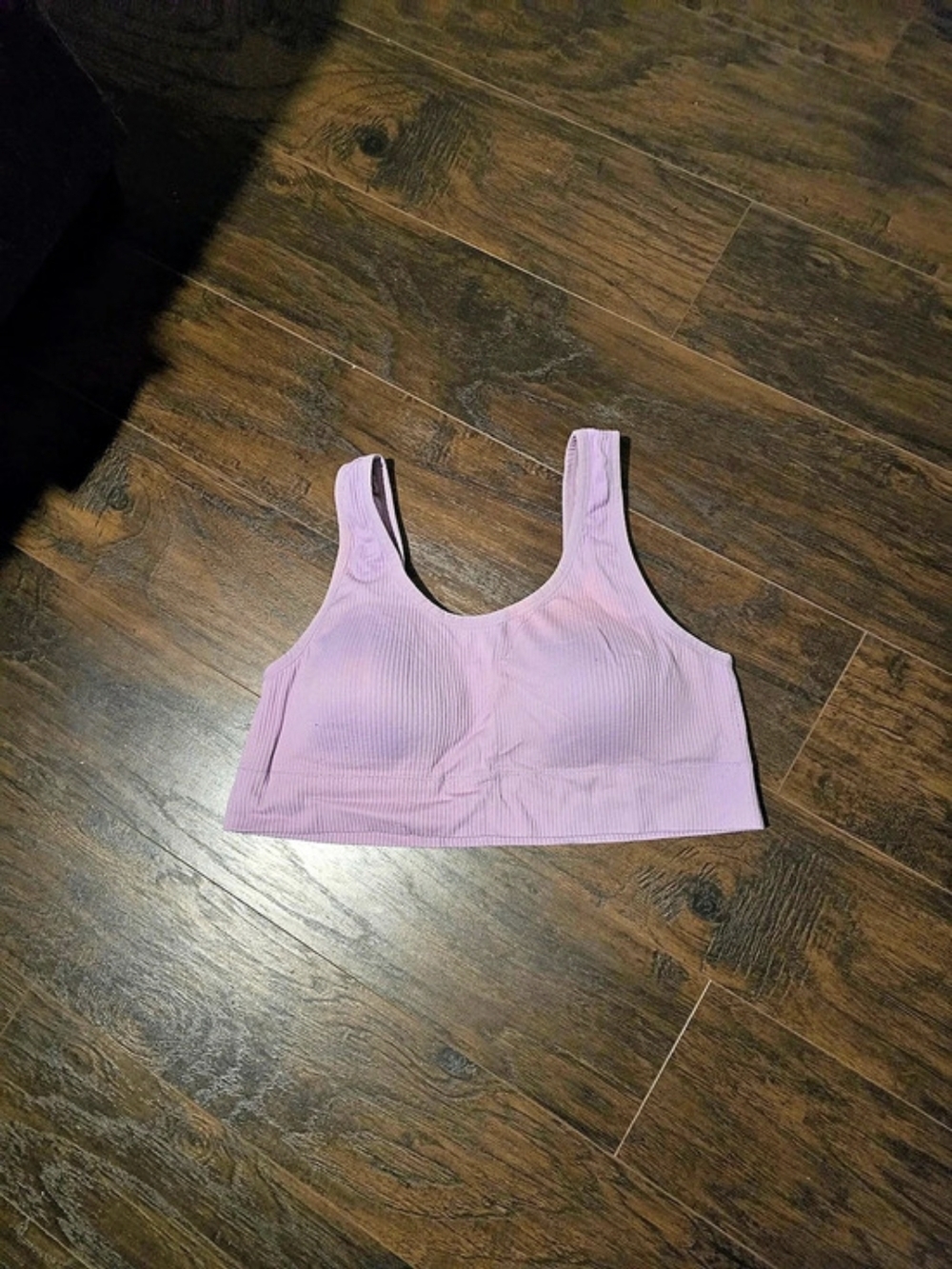 Torrid | Lightly Lined Seamless Rib Scoop Bralette Lilac Size 3